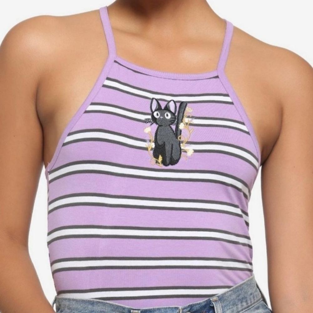 Her Universe Studio Ghibli Kiki's Delivery Service Jiji Stripe Cami